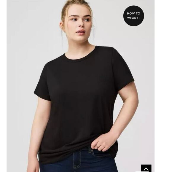 Torrid Supersoft Knit Crew Tee - Picture 1 of 8